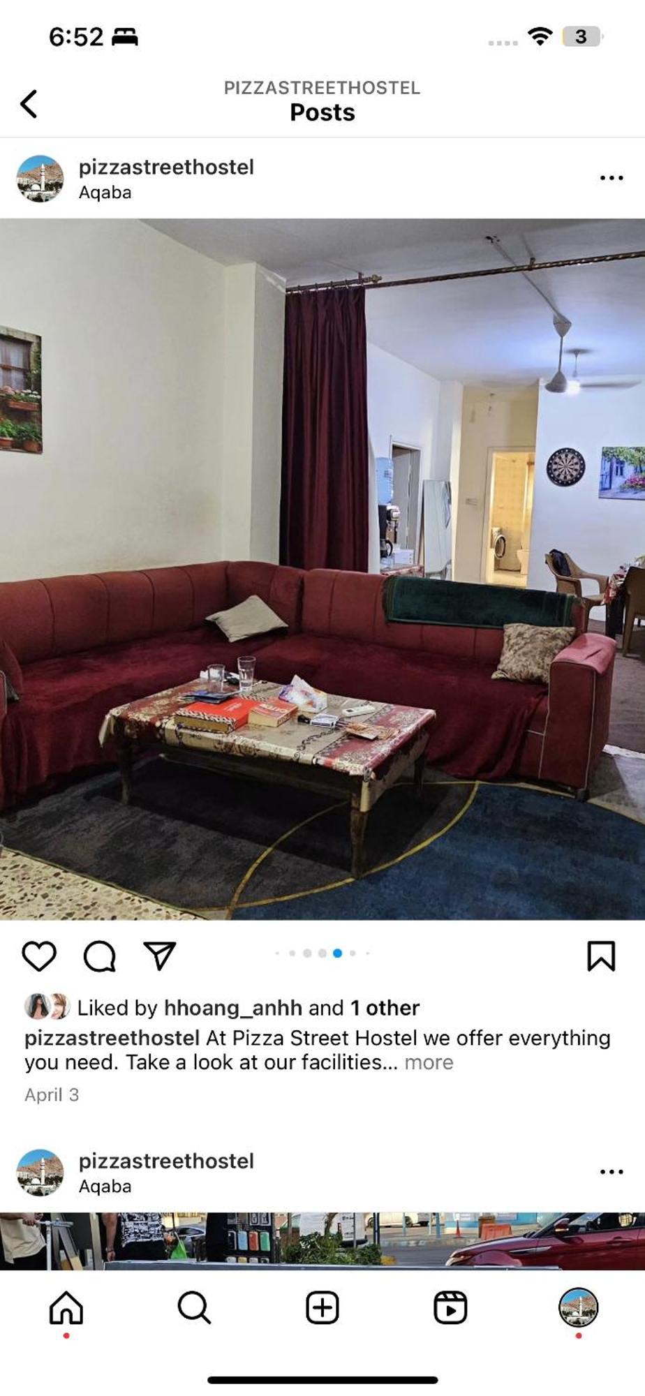 Pizza Street Hostel 亚喀巴 外观 照片